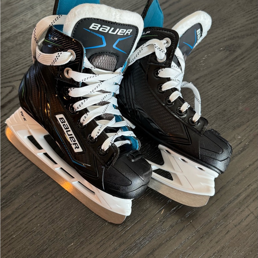 Bauer Black and Blue Ice Skates